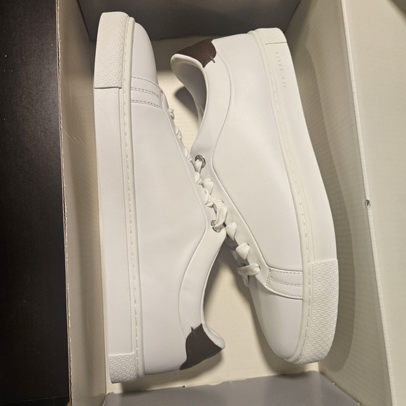 Ted Baker White and Brown Sneakers - Picture 7 of 7
